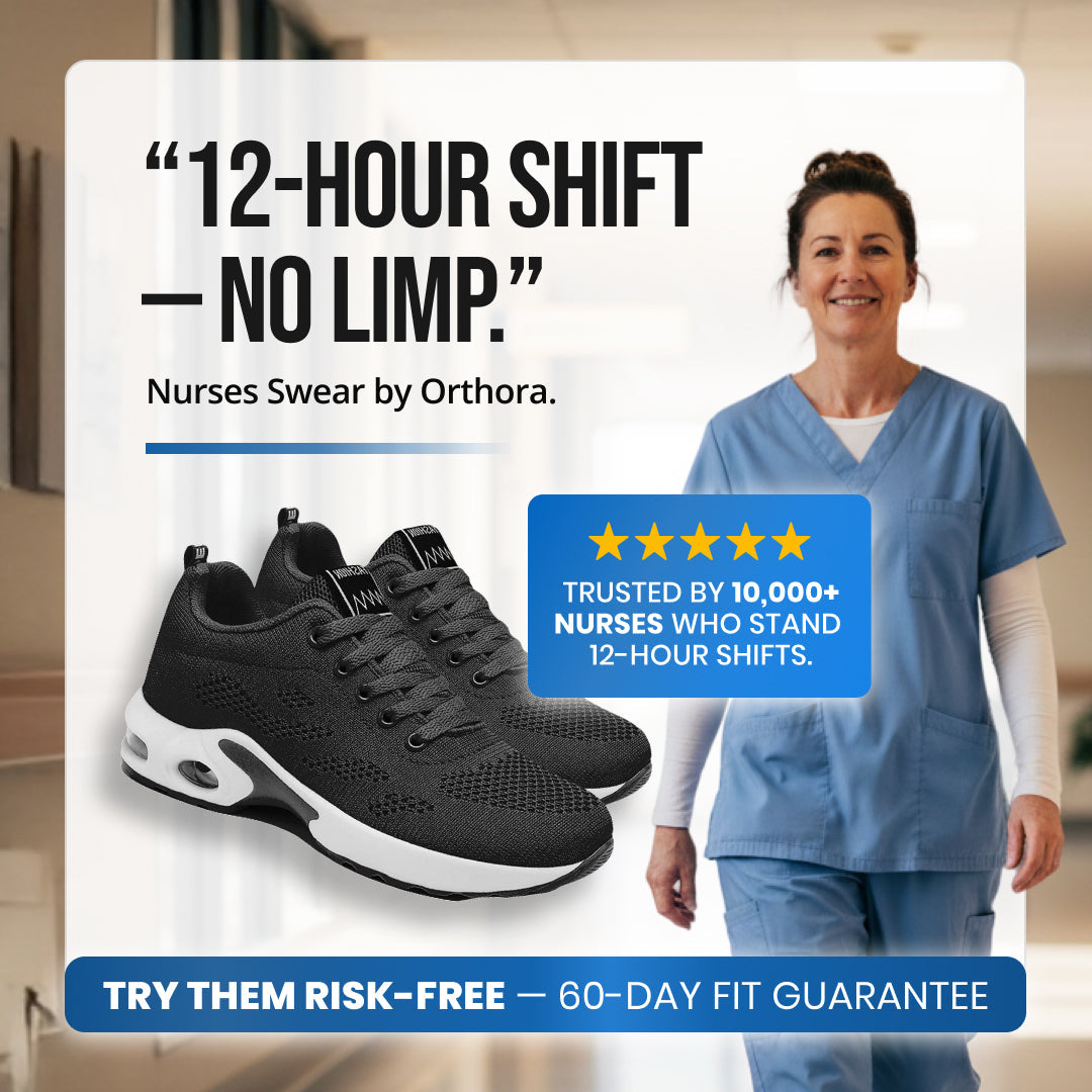 Elyndra Pro – 12-Hour Shift Shoes for All-Day Foot, Knee & Back Pain Relief (BOGO)