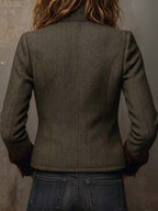 Rachel | Heritage Herringbone Jacket