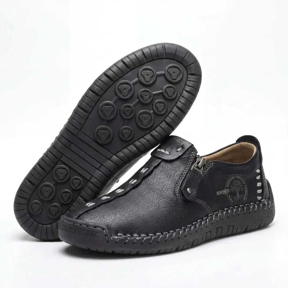 BURLEIGH EASY-ON ZIP LOAFERS