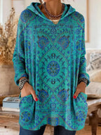LOWENNA BOHEMIAN HOODED TUNIC