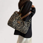 AGNES™ LEOPARD CANVAS BAG