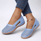 MIRENA GRACE LEATHER FLATS