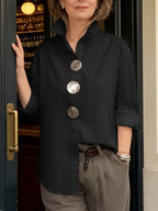 VERA ELEGANT COLLAR BLOUSE