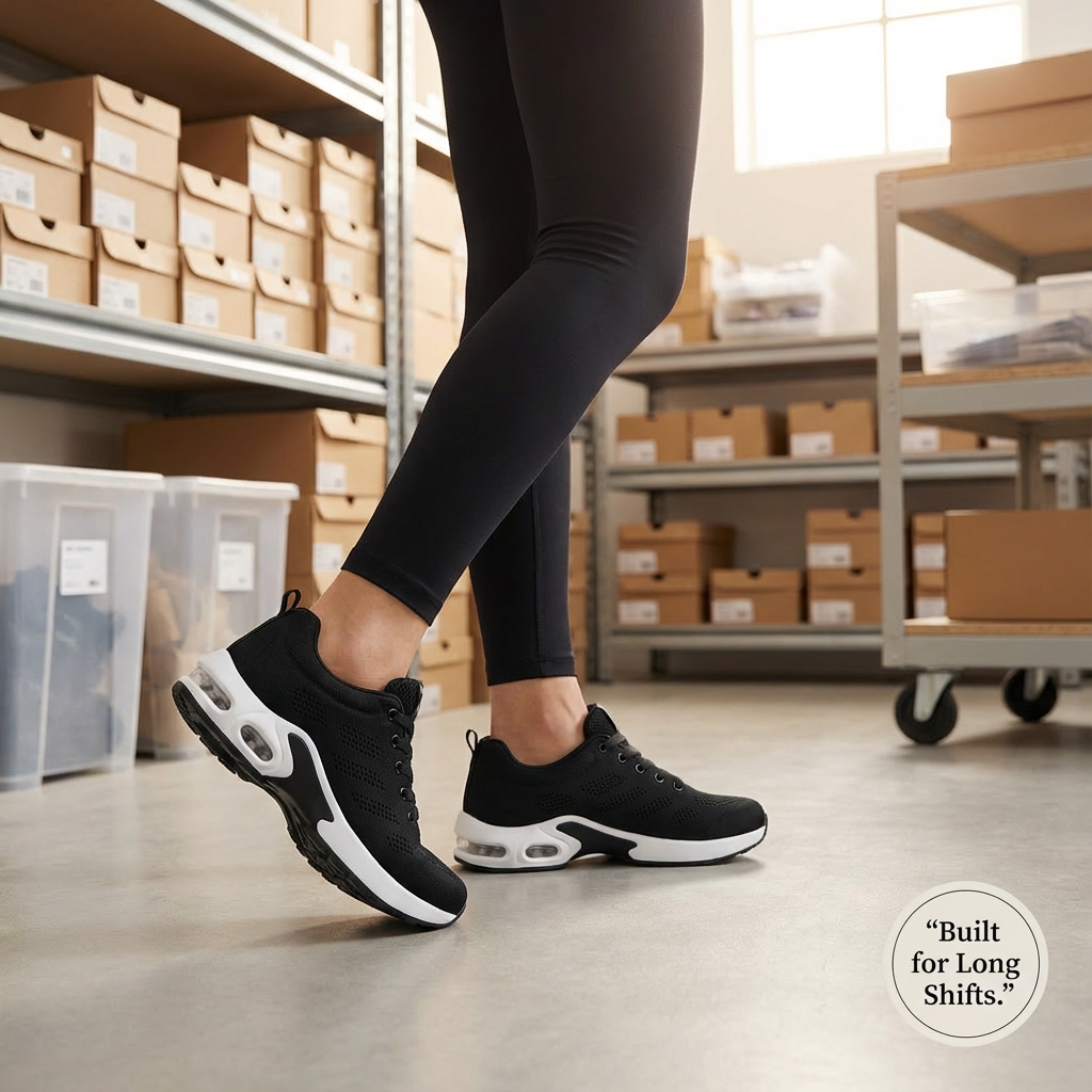 Elyndra Pro – 12-Hour Shift Shoes for All-Day Foot, Knee & Back Pain Relief (BOGO)