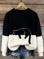 Soft Cat Graphic Jumper
