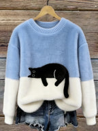 Soft Cat Graphic Jumper