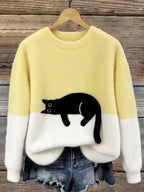Soft Cat Graphic Jumper