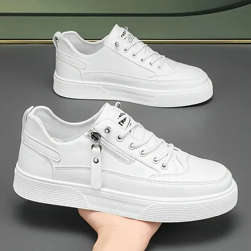 SORRENTO LEATHER TRAINERS