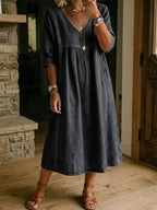 DAISY LACE TRIM DRESS