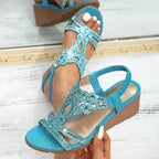 ETERNA WALK WEDGE SANDALS