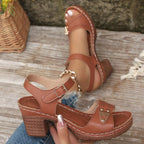 HOLLIE EVERYDAY BLOCK-HEEL SANDALS