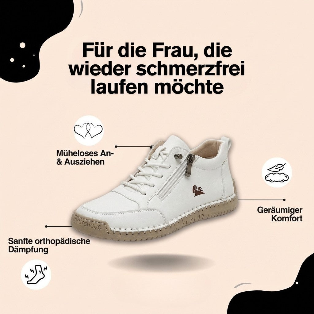 MILA – COMFORTABLE ORTHOPEDIC SNEAKERS + ZIPPER