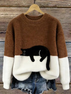Soft Cat Graphic Jumper