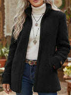 Vanessa™ | Cozy Sherpa Full Zip Fleece Jacket