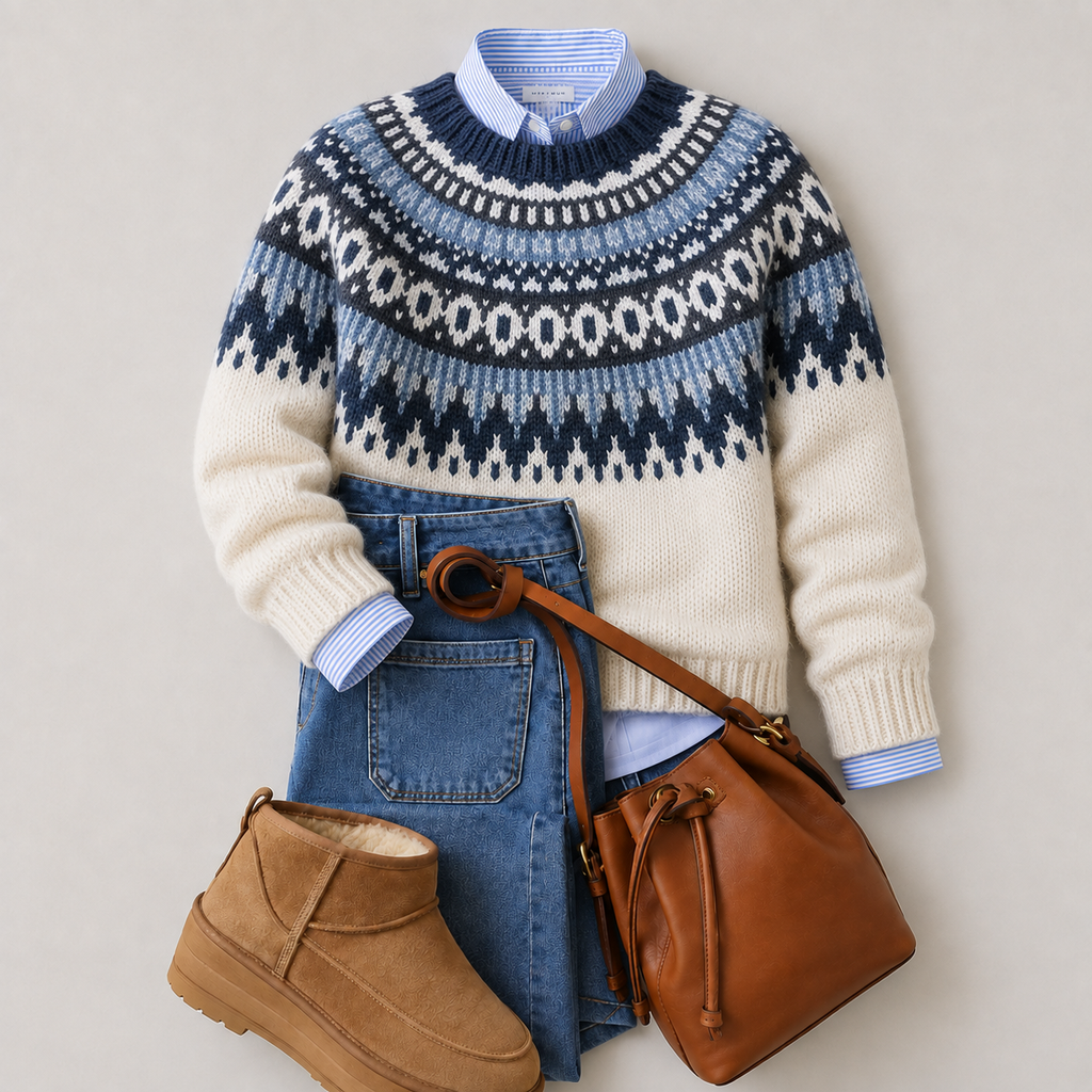 Maecey™ | Heritage Nordic Knit Jumper — Final Edit