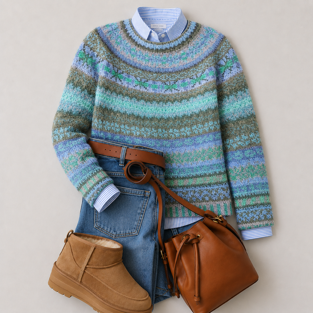 Brigitte™ | Heritage Nordic Knit Jumper — Final Edit