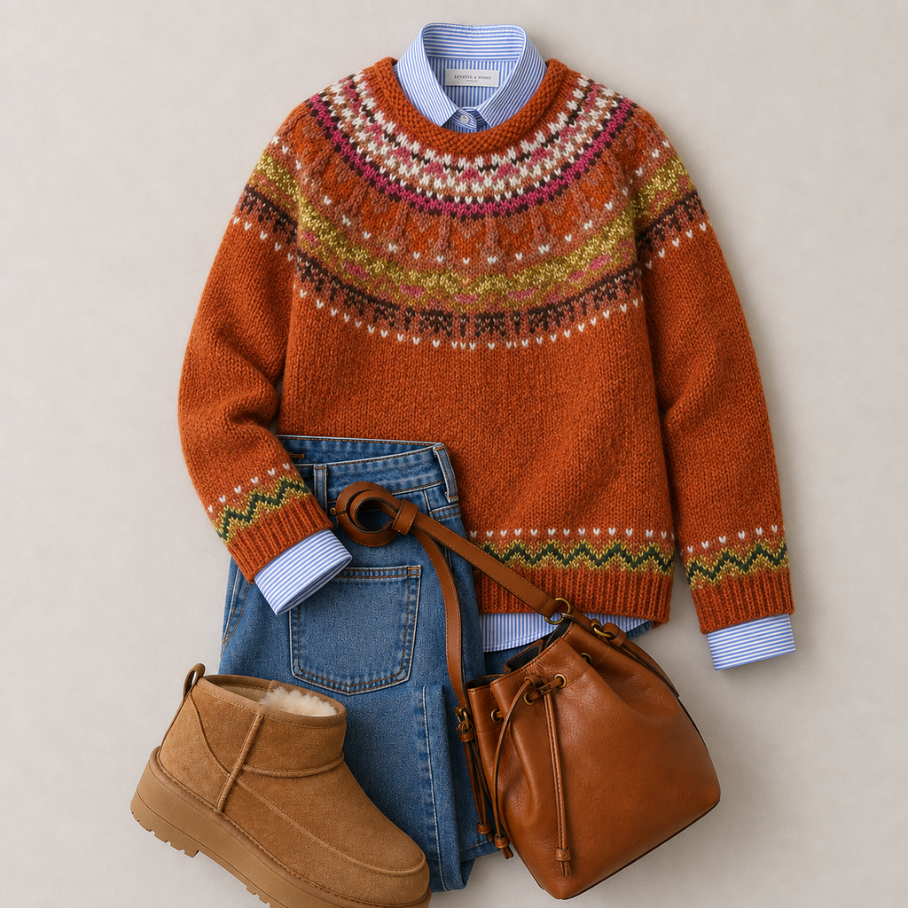 Simona™ | Heritage Nordic Knit Jumper — Final Edit
