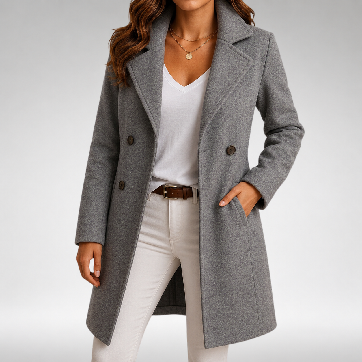 Elise™ Elegant Long Winter Coat