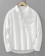 ALDRIDGE GRANDAD COLLAR SHIRT