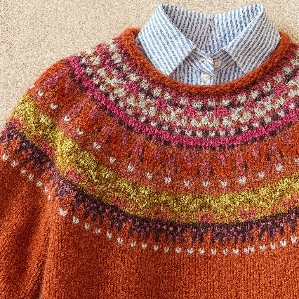 Simona™ | Heritage Nordic Knit Jumper — Final Edit