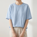 MARGARET RELAXED LINEN TEE