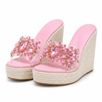 EVIE JEWELLED ESPADRILLE WEDGES