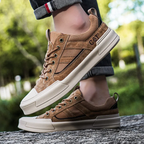 METROSTRIDE LEATHER TRAINERS