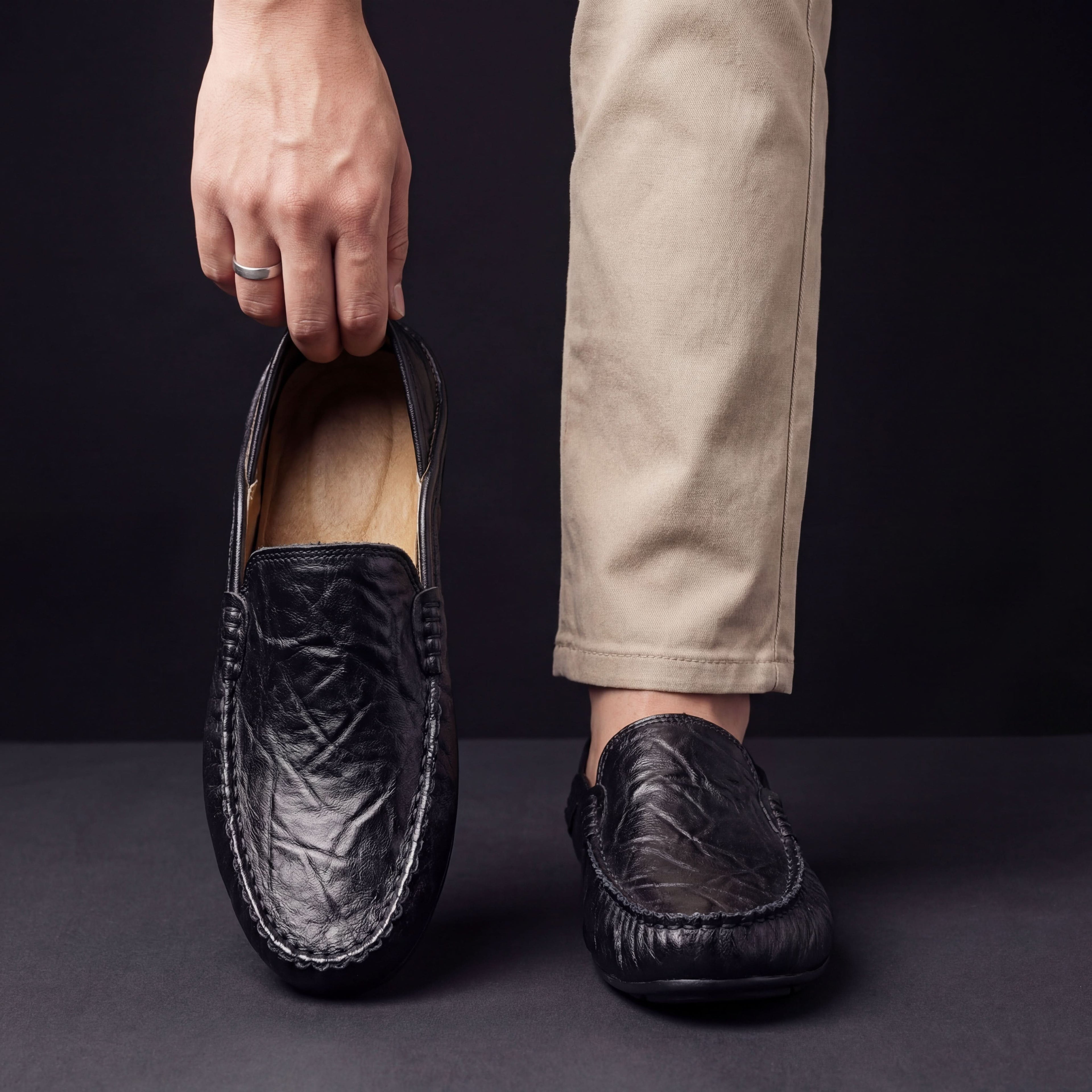 HENRY LEATHER LOAFERS