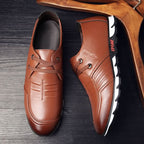 PETERSEN LEATHER TRAINERS