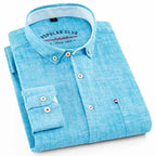 SOMERSET LINEN BUTTON-DOWN