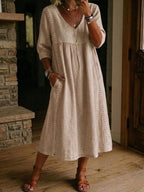 FLORA CASUAL LACE DRESS