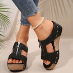 ARIA ZIP-UP ORTHOPEDIC SANDALS