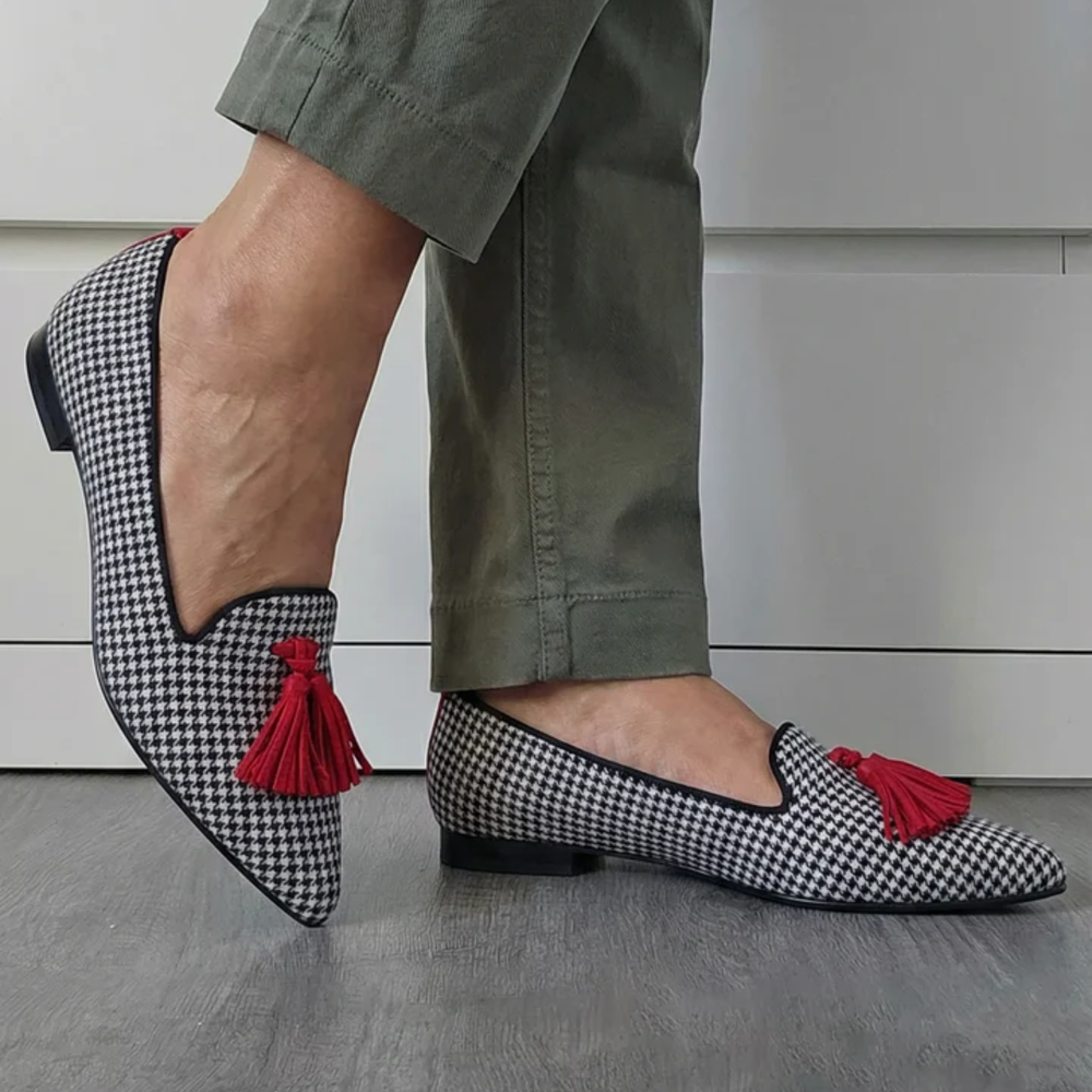 Aleksandra - Klasyczne buty z frędzlami