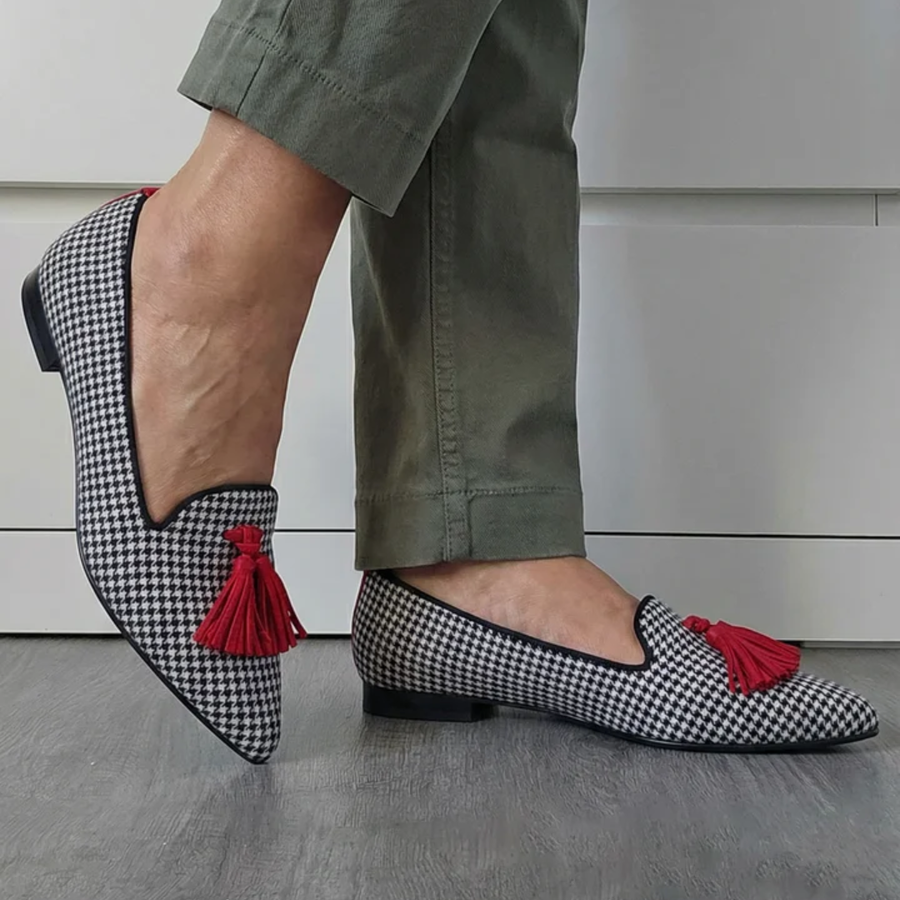 Aleksandra - Klasyczne buty z frędzlami