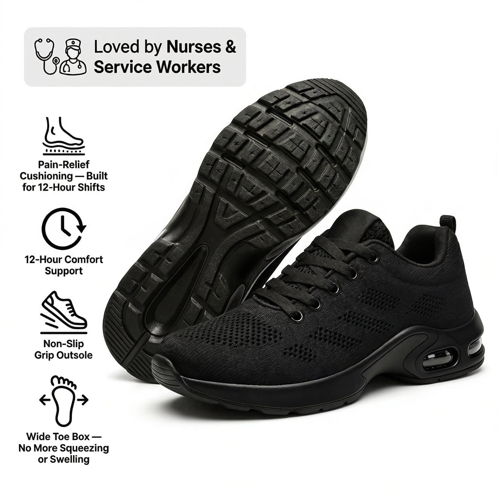 Elyndra Pro – 12-Hour Shift Shoes for All-Day Foot, Knee & Back Pain Relief (BOGO)