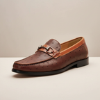 ORVANI COWHIDE LEATHER LOAFERS