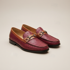 ORVANI COWHIDE LEATHER LOAFERS