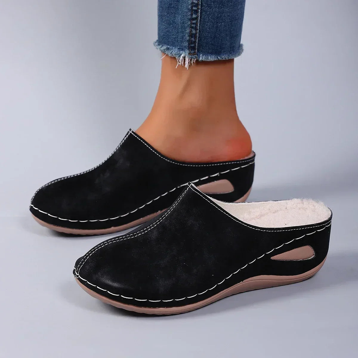 Élise™ | Warm Orthopaedic Slippers for Everyday Comfort