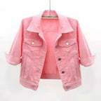 ELODIE COLOURBLOCK DENIM JACKET