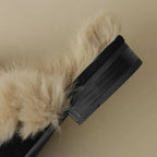 VELOURA SUEDE SHEARLING MULES