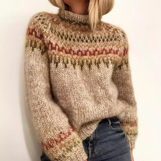Alex | Women’s Fair Isle Knit Sweater