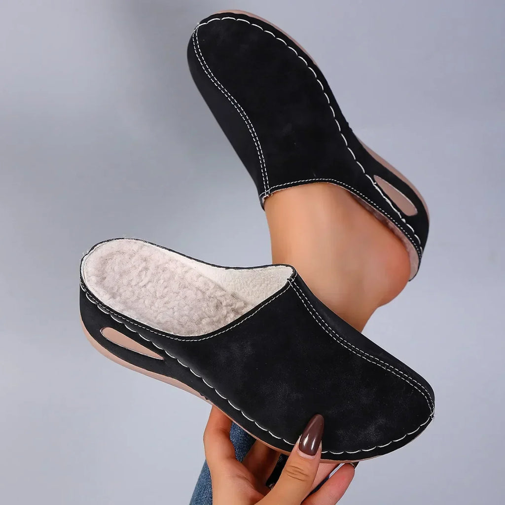 Élise™ | Warm Orthopaedic Slippers for Everyday Comfort