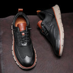 CALDWELL LEATHER TRAINERS