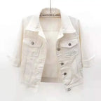 ELODIE COLOURBLOCK DENIM JACKET
