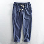 ROCCO STRIPED LINEN PANTS