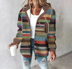 HIGHLAND PLAID HOODED COAT