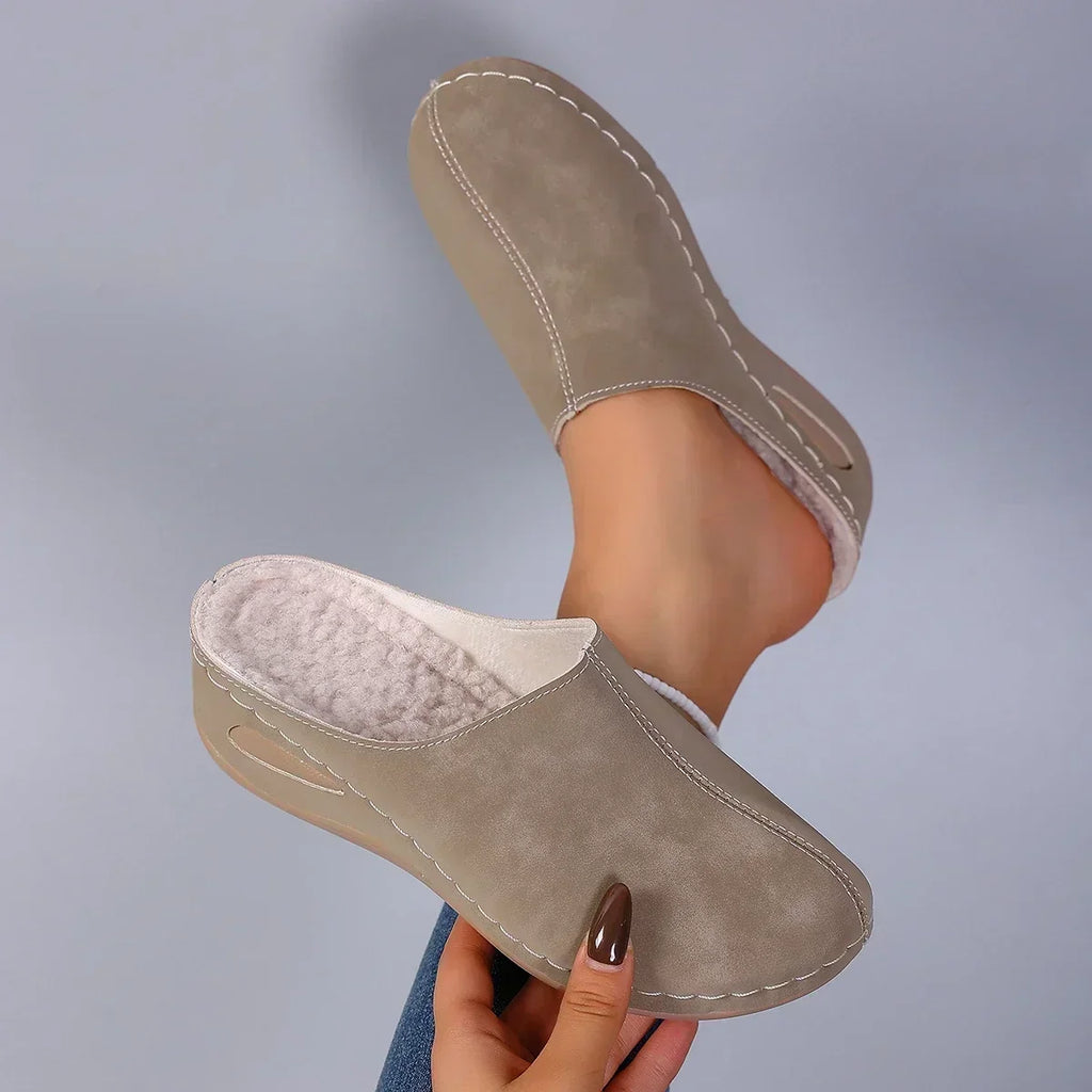 Élise™ | Warm Orthopaedic Slippers for Everyday Comfort