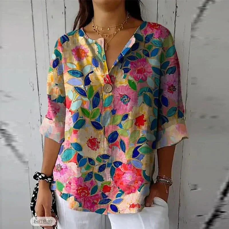 AMELIA LIGHT BLOOM BLOUSE