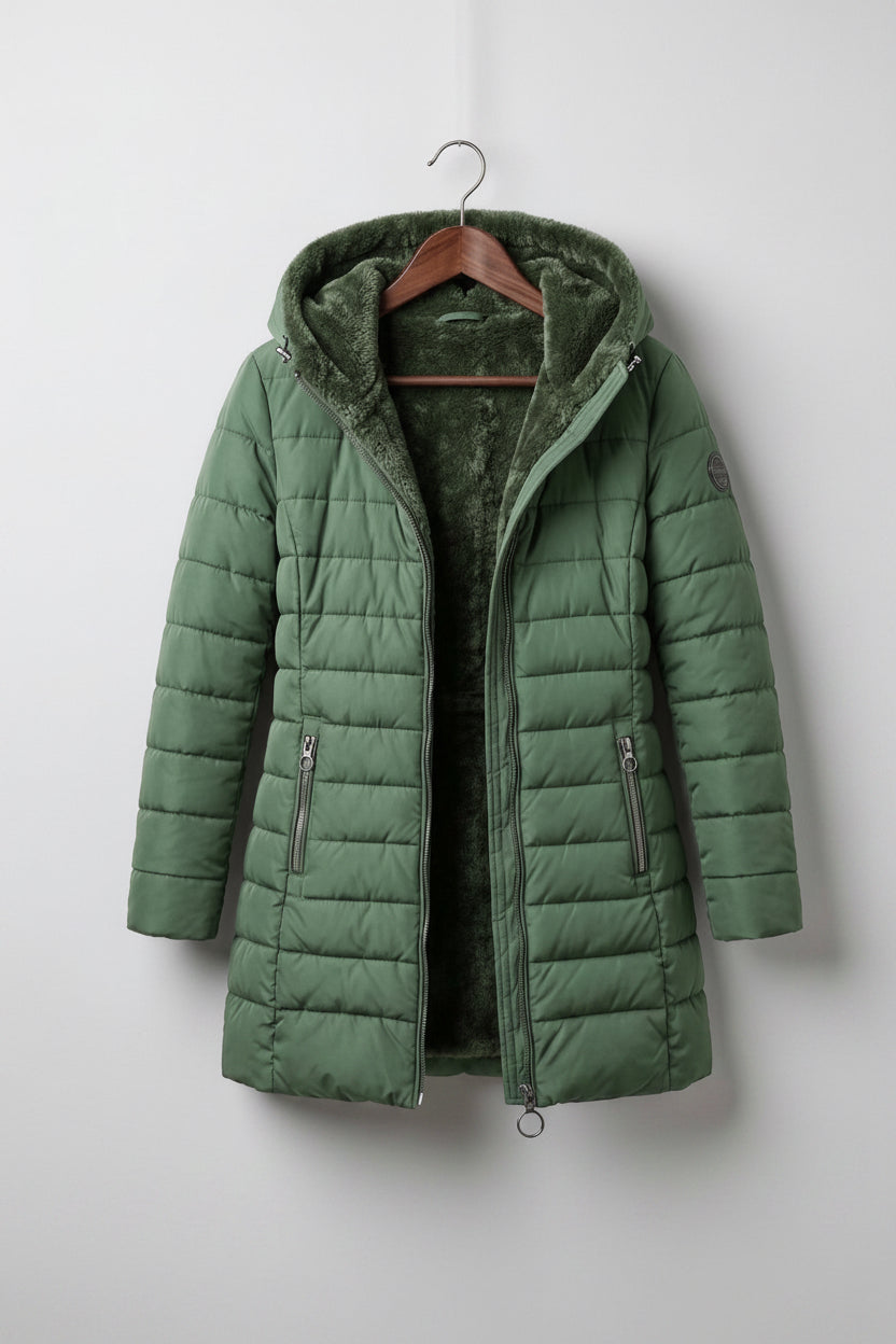 Olivia™ | Quilted A-Line Winter Coat — Final Edit