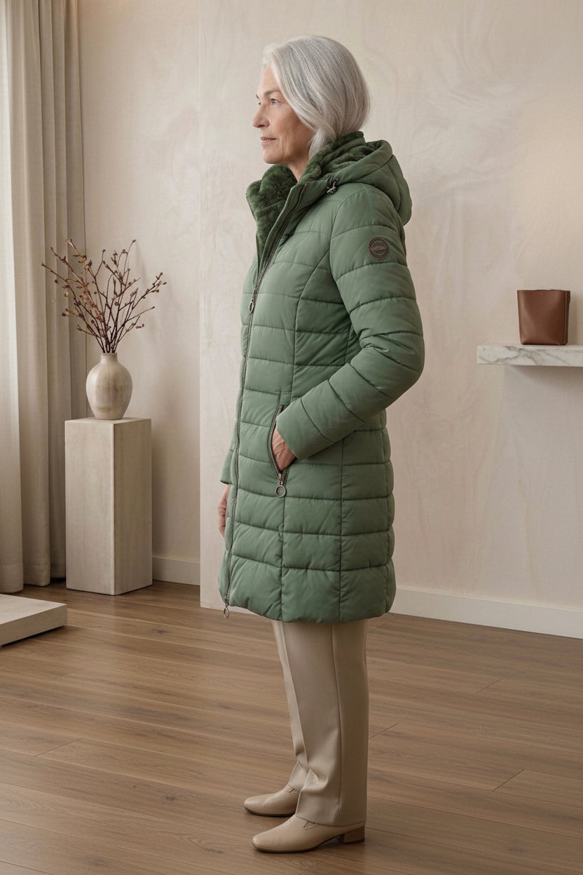 Olivia™ | Quilted A-Line Winter Coat — Final Edit